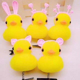 Kẹp tóc con vịt vui nhộn, Kẹp tóc mái hình con vịt có cài tóc cho bé siêu cute