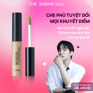 [the SAEM Official] Kem che khuyết điểm chống nắng, nâng tone có độ che phủ cao the SAEM Cover Perfection Tip Concealer
