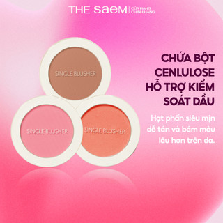 [the SAEM Official] Phấn má hồng mềm mịn lâu trôi the SAEM Saemmul Single Blusher (5g)