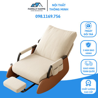 Ghế Sofa Lười Bập Bênh Có Gác Chân TIện Lợi - Ghế Sofa Thư Giãn Có Điều Chỉnh M120