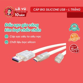 Cáp sạc siêu to siêu nạc sạc nhanh, A-L A-C; C-L C-C, Truyền dữ liệu, bảo hành 1 đổi 1