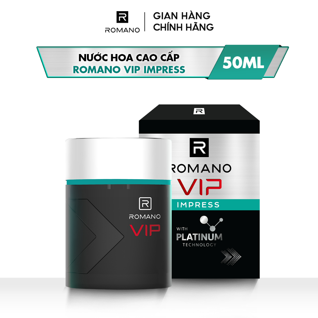 Nước hoa bỏ túi cao cấp Romano VIP Passion / Vision / Impress 18ml