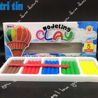 Đất nặn thủ công 5- 10 màu WINQ (vpp Tritin)
