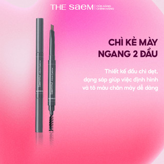 Chì Kẻ Mày Ngang 2 Đầu The Saem Saemmul Artlook Eyebrow (0.2g)