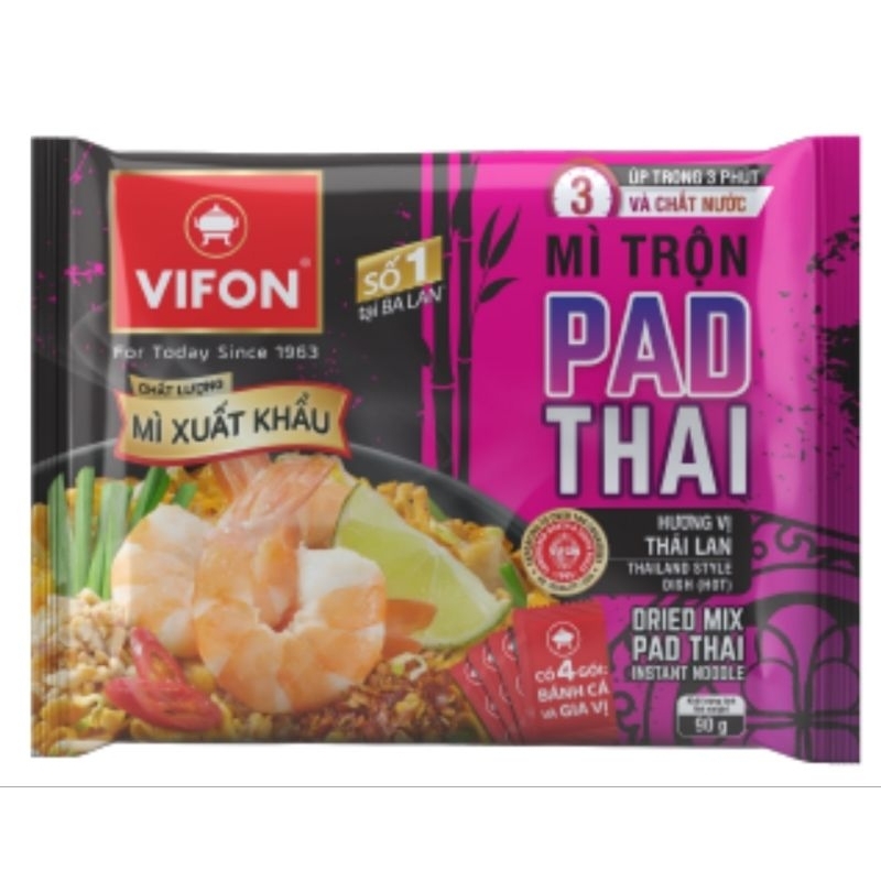Lốc 6 gói Mì trộn Pad Thai vifon 90g