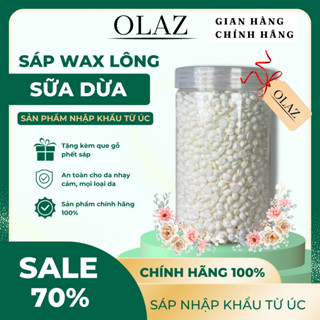 [PHIÊN BẢN UK] Sáp Wax Lông Sữa Dừa OLAZ Nhập Khẩu Từ Úc Siêu Bám Lông