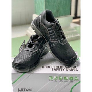 Giày bảo hộ lao động nam Letos 2101-2, Giày bảo hộ lao động công trình chống trượt, chống tĩnh điện