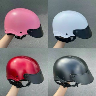 Nón bảo hiểm nửa đầu trơn nhám