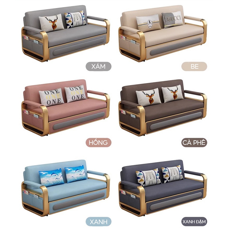 Giường sofa thông minh. Giường ngủ sofa có ngăn chứa đồ. ghế sofa Ga nano cao cấp | BigBuy360 - bigbuy360.vn