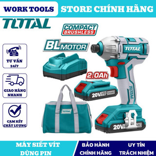 Total máy siết vít dùng pin 20v tirli2002