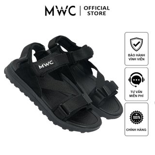 Giày sandal nam mwc 7084 - sandal nam quai ngang chéo quai dán thời trang năng động