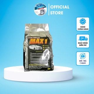 Bột rửa xe Max1 chính hãng Clean max không chạm bọt tuyết Gói màu bạc 1kg/túi