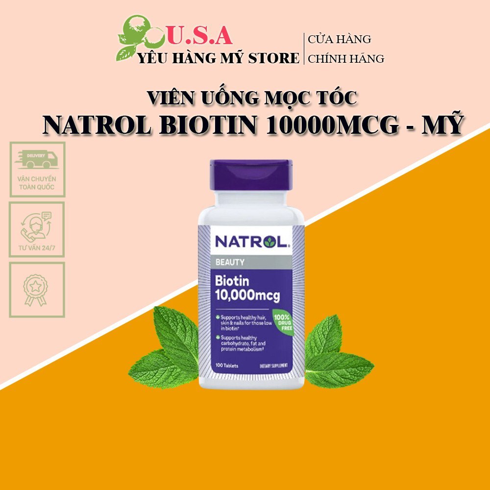 [ MẪU MỚI ] Biotin 10,000mcg