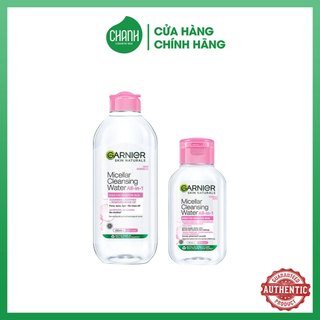 Nước tẩy trang Garnier da nhạy cảm nắp hồng