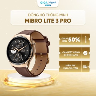  Đồng hồ thông minh Mibro Lite 3 Lite 3 Pro - Định vị GPS - Cuộc gọi Bluetooth - Chống nước 