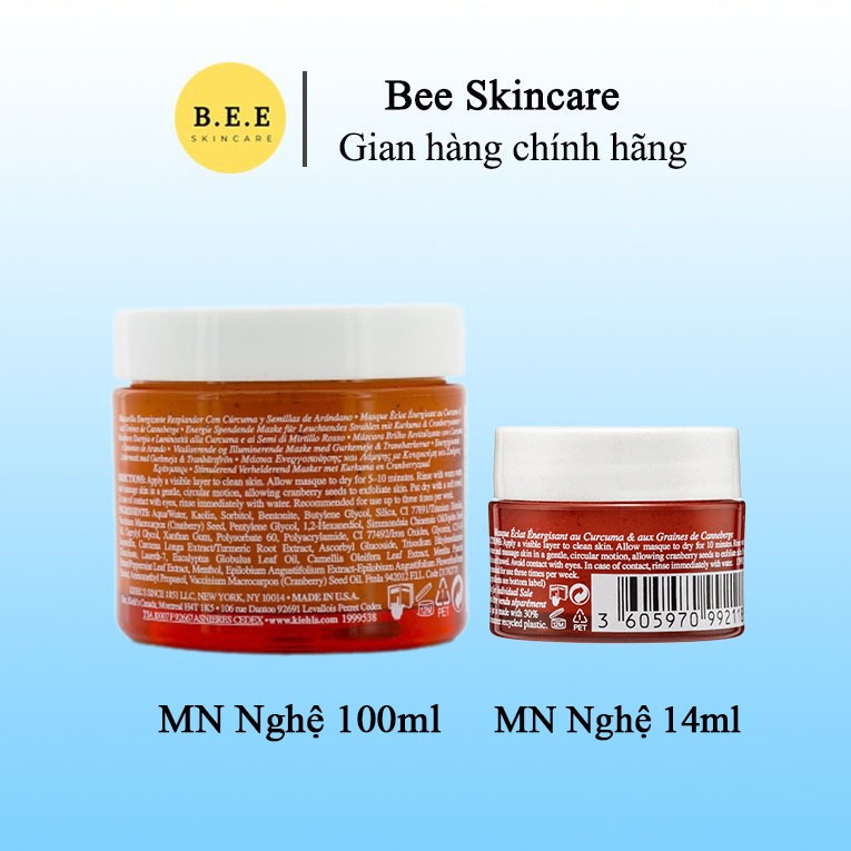 Mặt Nạ Ki eo Nghệ Việt Quất, Se Khít Lỗ Chân Lông, Sáng Da, Mờ Thâm Hiệu Quả, Bee Skincare