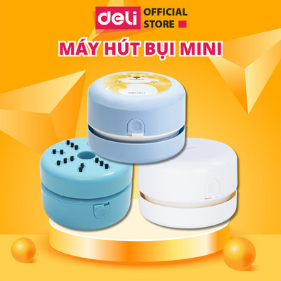 Máy Hút Bụi Mini Cầm Tay Deli Máy Hút Bụi Để Bàn Không Dây - Dụng Cụ Làm Sạch Bàn Làm Việc, Bàn Học