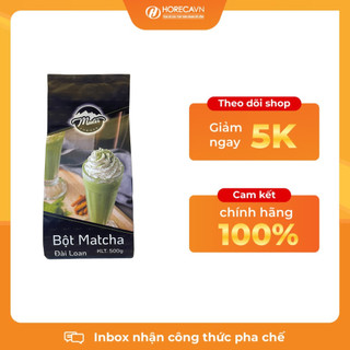 Bột Matcha Đài Loan Master 500gr Cao Cấp - Màu Đẹp, Hương Thơm Trà Xanh Thanh Mát