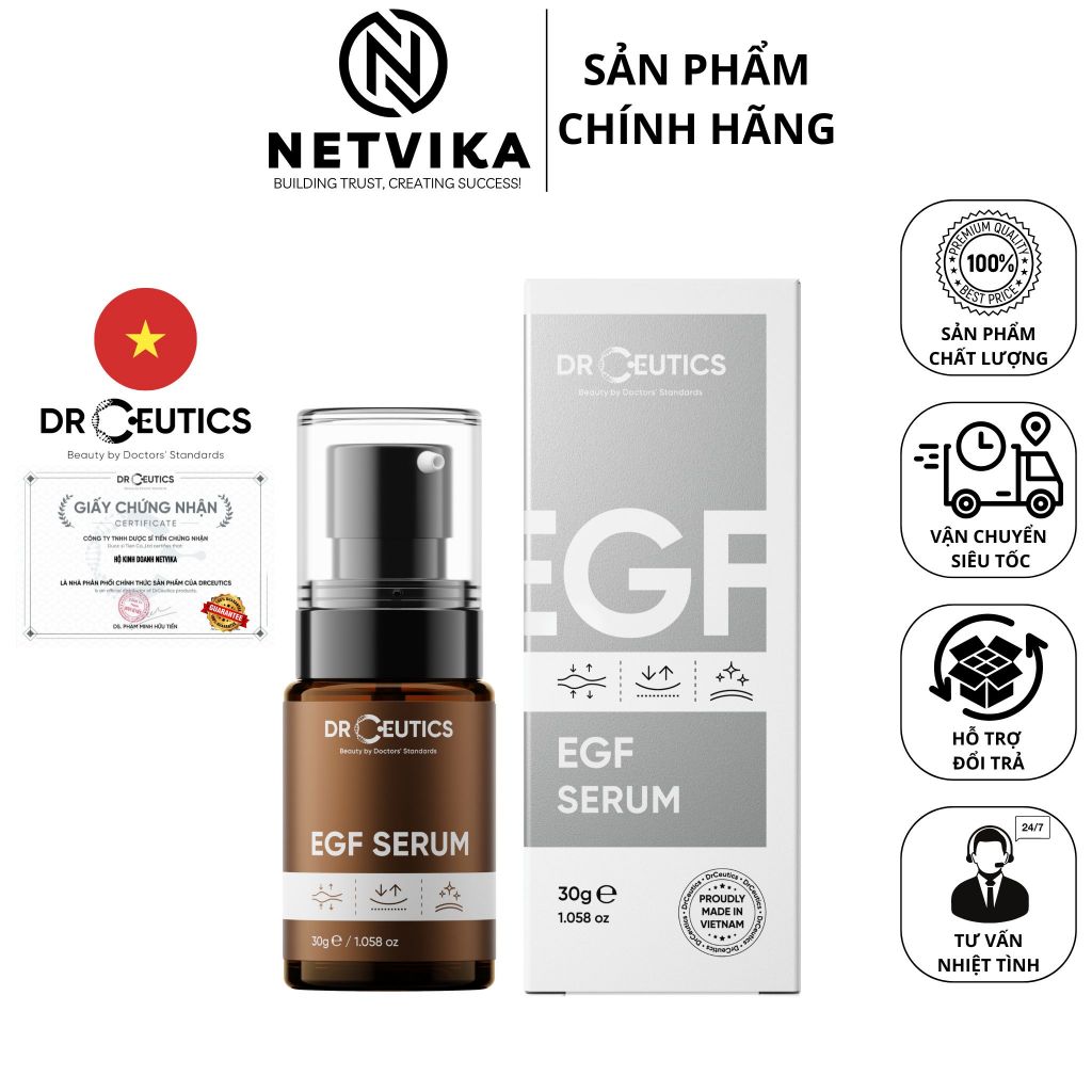 Tinh Chất Phục Hồi Trẻ Hóa Làn Da DrCeutics EGF Serum | NETVIKA