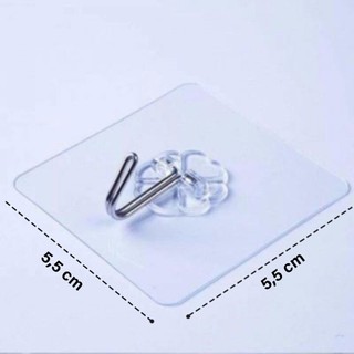 Móc dán treo tường 6x6cm bền chắc