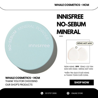 Phấn Phủ Bột lNNISFREE No-sebum Mineral Powder (5g)