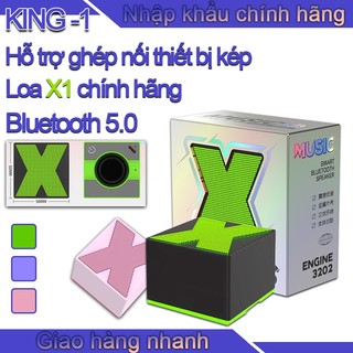 Loa bluetooth mini basix x1 bass mạnh, âm thanh 360 độ. loa cầm tay bluetooth 5.0 âm thanh hifi sống động, bảo hành 12t
