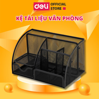 Kệ Tài Liệu Văn Phòng DELI, Giá Đựng Giấy Tờ Bằng Kim Loại Cho Bàn Làm Việc Kệ Sắp Xếp Giấy Tờ