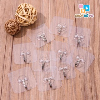 Móc dán treo tường 6x6cm bền chắc