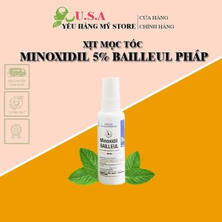Dung dịch hỗ trợ mọc tóc lông mày minoxidil 5% bailleul nam nữ