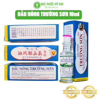 Dầu nóng trường sơn chính hãng chai lớn 10ml - dầu gió xoa bóp trường sơn nhà thuốc tây mỹ kim