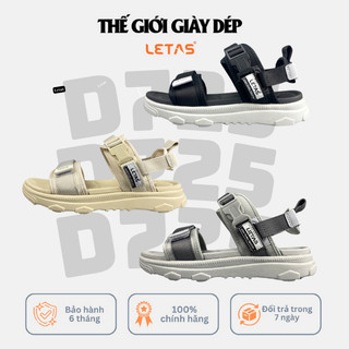 Giày sandal Nam Nữ Letas D725, Sandal 2 quai ngang, Dép quai hậu học sinh đi học