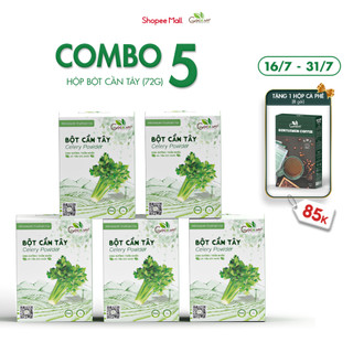Combo 5 hộp Bột cần tây nguyên chất Goce - 5x72g