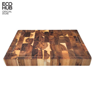 Thớt gỗ ECOHUB, Kích Thước 30*20*2.5cm (Thái, Chặt, Trang trí món ăn), Phong cách Âu | E00001
