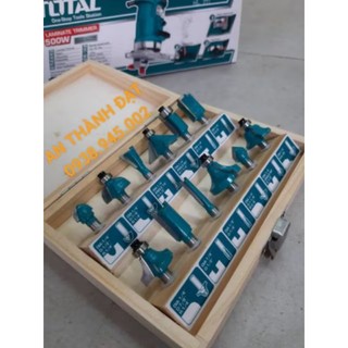 Bộ 12 mũi phay cốt 6.3mm total tacsr0104121