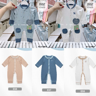 Body bubaby sơ sinh dài tay size 0-3m đến 9-12m