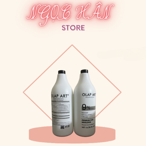 Olap _ Dung dịch Oxy (oxi) Trợ Nhuộm OLAP COLAGEN 2000ml - Đặc Thơm Không Xót [Hàng Chính Hãng]
