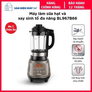 Máy Làm Sữa Hạt, Xay Nấu Đa Năng Tefal BL967B66, Công Suất Xay 1000W, Nấu 1300W – Bảo Hành 24 Tháng