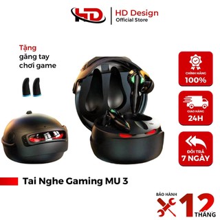 Tai Nghe Gaming Apro366 Tws Bluetooth 5.0 - Không Dây Có Mic Với Độ Trễ Thấp - Chính Hãng HD DESIGN