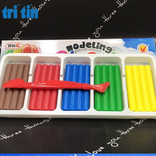 Đất nặn thủ công  5- 10 màu HỒNG ÂN  (GIÁ TẠI KHO) (vpp Tritin)