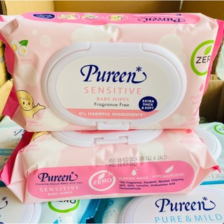 Combo 10 bịch Khăn ướt Pureen 80 tờ