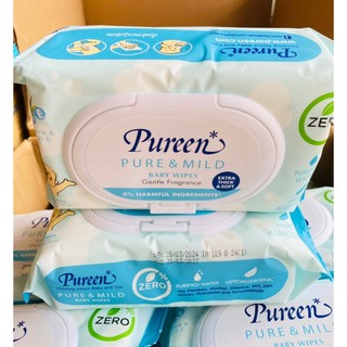 Combo 10 bịch Khăn ướt Pureen 80 tờ
