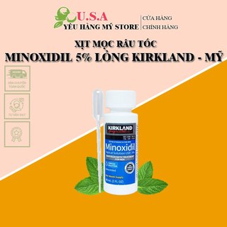 { MẪU MỚI ] Hỗ Trợ Mọc Râu, Tóc Kirkland Minoxidil 5% Dạng Lỏng