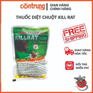  Thuốc Diệt Chuột Killrat - Gói Lẻ 40G - Dạng Cốm - Bả Chuột Sinh Học 