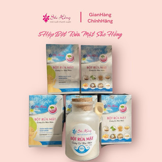 Sỉ 5 hộp bột rửa mặt sắc hồng