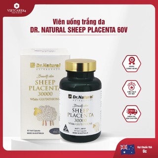 Viên uống trắng da nhập khẩu chính hãng Australia Beauty skin Sheep placenta 30000 White Glutathione