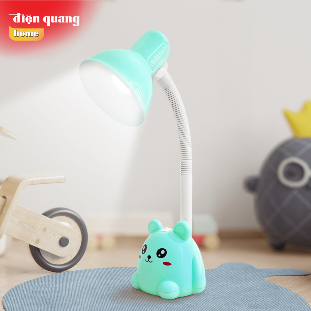 Đèn Bàn Bảo Vệ Thị Lực ĐQ DKL20 Điện Quang cắm điện trực tiếp (Hình Con Gấu, Hộp Cắm Bút, Bóng Đèn L