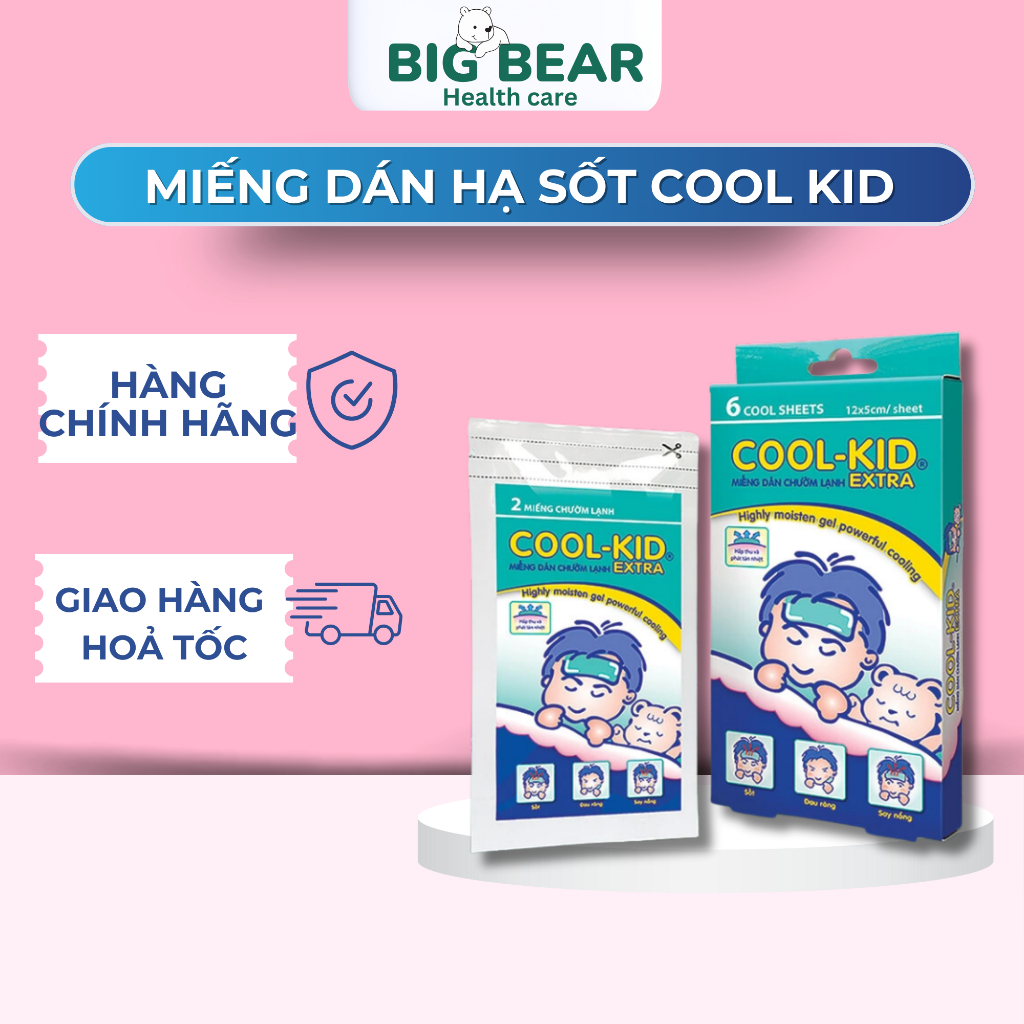 Miếng dán hạ sốt Cool Kid