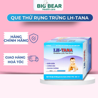 QUE THỬ RỤNG TRỨNG LH TANA  CỰC CHÍNH  XÁC HỘP 12 TEST ( CHE TÊN SẢN PHẨM  KHI MUA)
