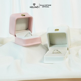 Hộp nhẫn HELINO bằng da, đựng nhẫn, bông tai