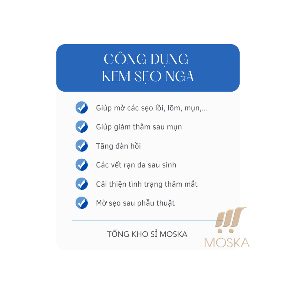 Kem Sẹo Giảm Thâm Sẹo, Giảm Thâm Sẹo Mụn, Vết Rạn Da, Ngừa Sẹo KLIRVIN Nga 25g| Moska Shop